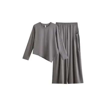 Same Language Pajama Set Women's Purple Gray