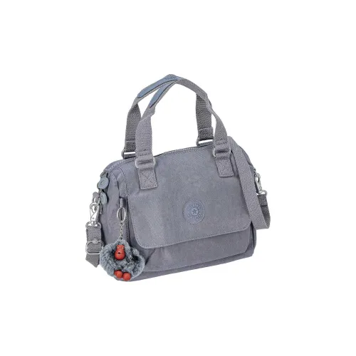 Kipling Nylon Shoulder Bag, Crossbody Bag, Handbag Women's Blue Gray