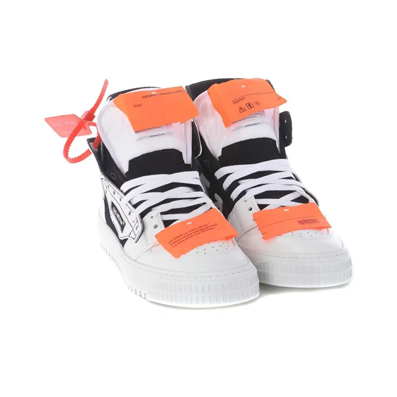 OFF WHITE Off Court High 'White Black'-2