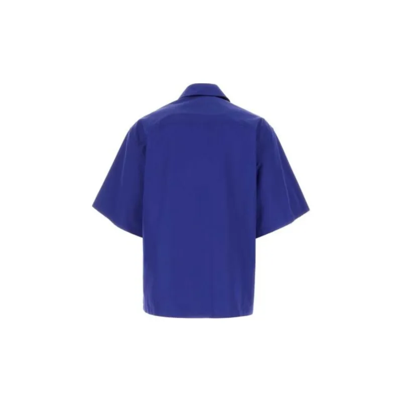 OFF WHITE Logo Embroidered Buttoned Shirt-1