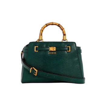GUESS Artificial Leather Tote Bag Shopping Bag Shoulder Bag Crossbody Bag Handbag Women's Green
