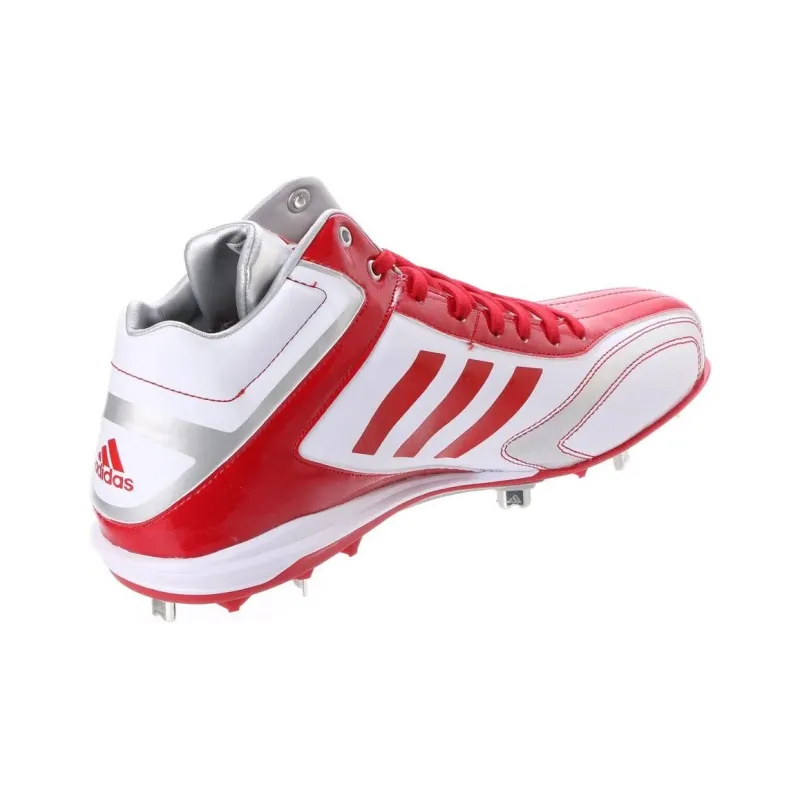 Adidas Adipure Slip-Resistant Mid-Top Training Shoes Unisex White Red-1