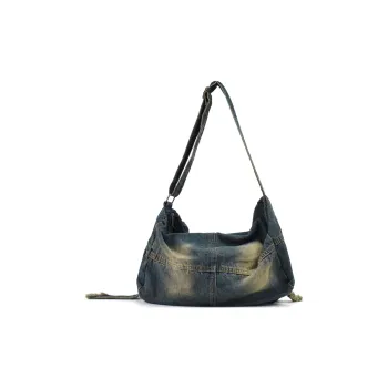 UNITE STAR Washable Denim Commute Large Capacity Shoulder Bag Women's