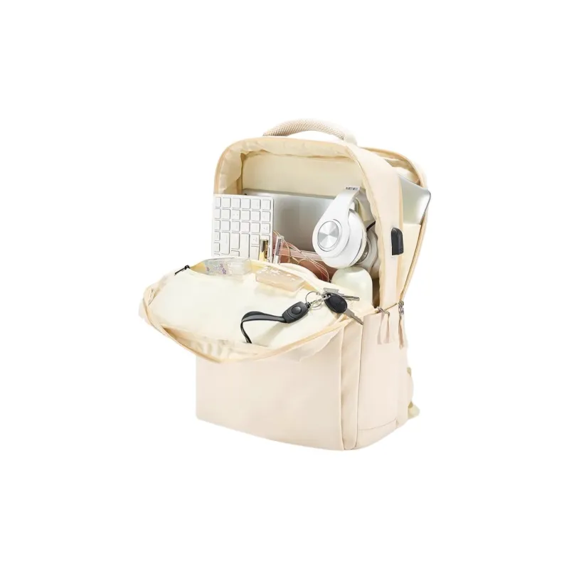 Warrior Oxford Backpack Large Size Women's Beige-3
