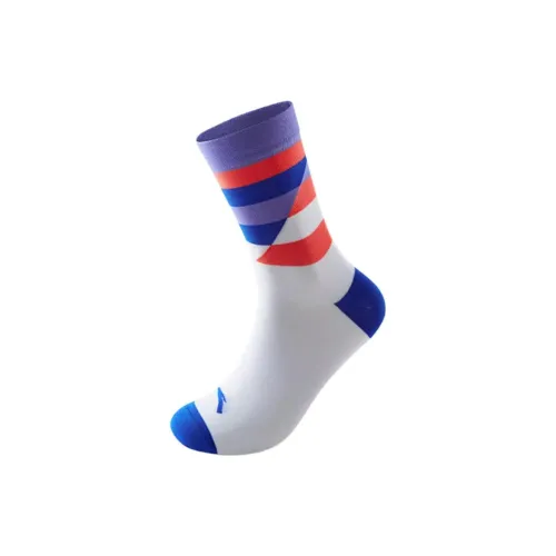 Anta Running Collection Knee High Socks Unisex 1 Pack Pure White
