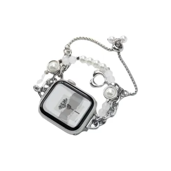 FZRT Huawei Compatibility Watch Band Women's Premium Individual Chanel Inspired Accessories Metal