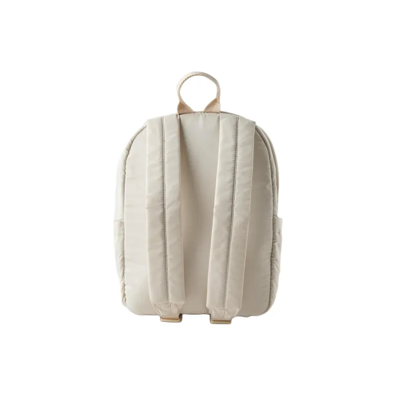 ZARA Polyester Backpack Regular Women's Light Beige Yellow-3