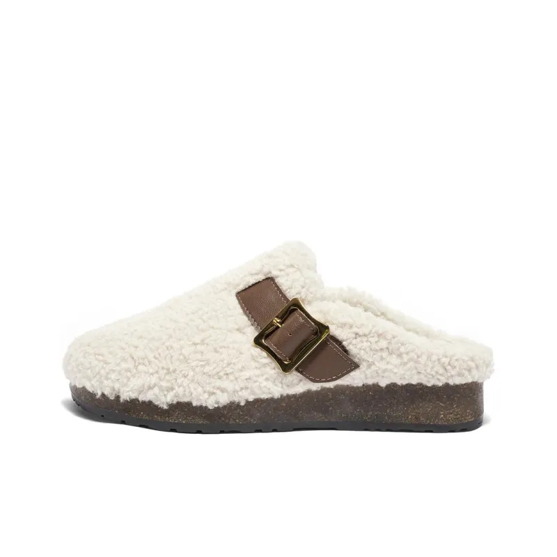 Senda Rubber Sole Wrap toe Slippers Women's Brown-0