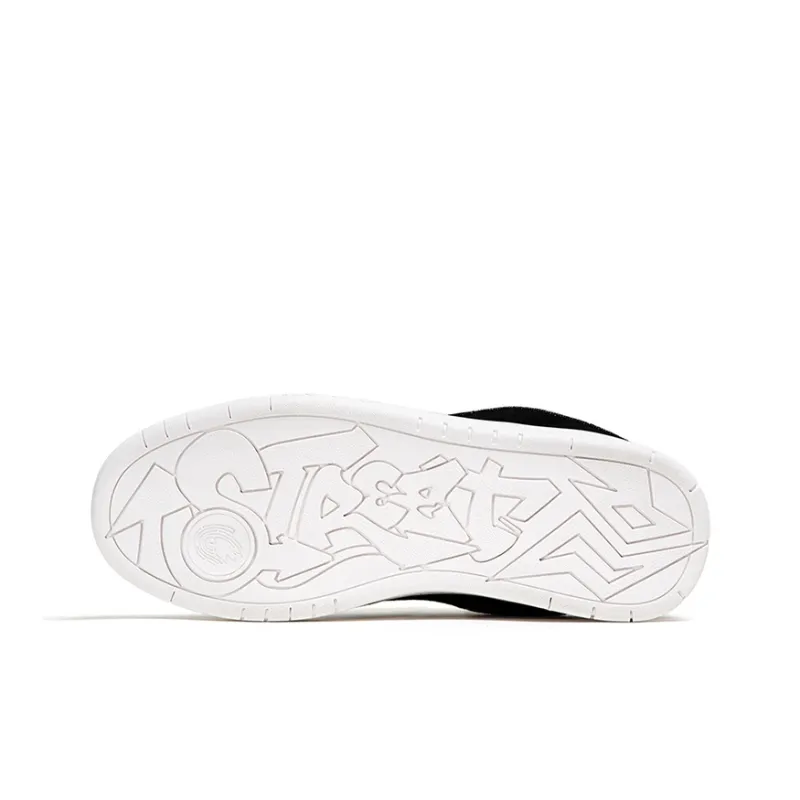 YJ Low Top Skateboard Shoes Men's Black-5