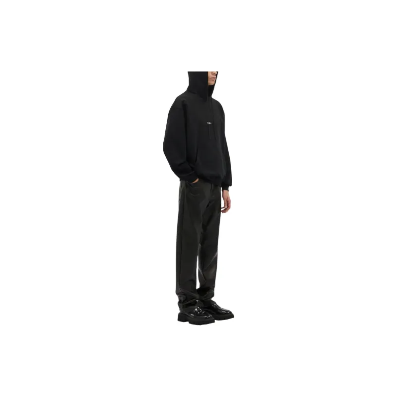 MSGM Logo Printed Drawstring Hoodie-1