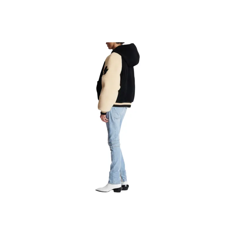 BALMAIN Hooded Zip Up Reversible Jacket-3