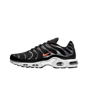 Nike Air Max Plus Cushioning Anti-Slip And Wear-Resistant Low-Top Casual Running Shoes Unisex Black Orange