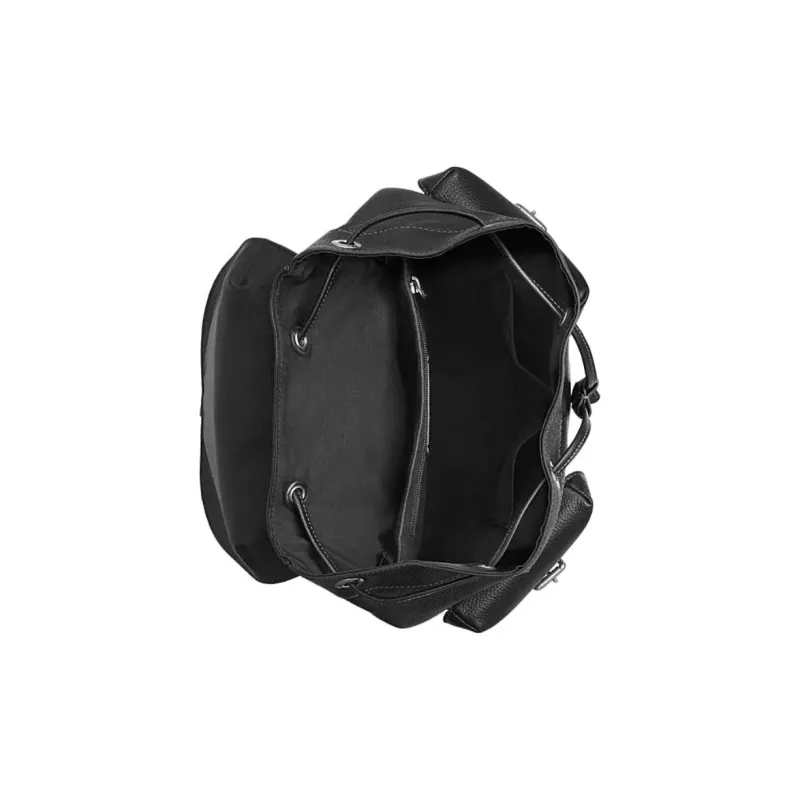 COACH Cow Leather Backpack Large Size Men's Black-2