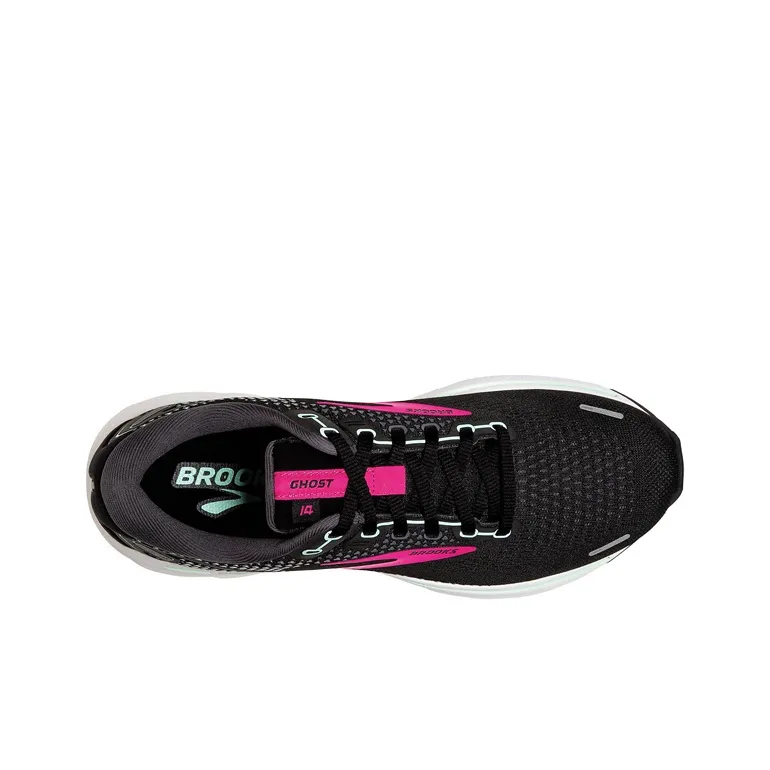 Brooks Ghost 14 Anti Slip Wear Resistant Low Top Running Shoes Women's Black-9
