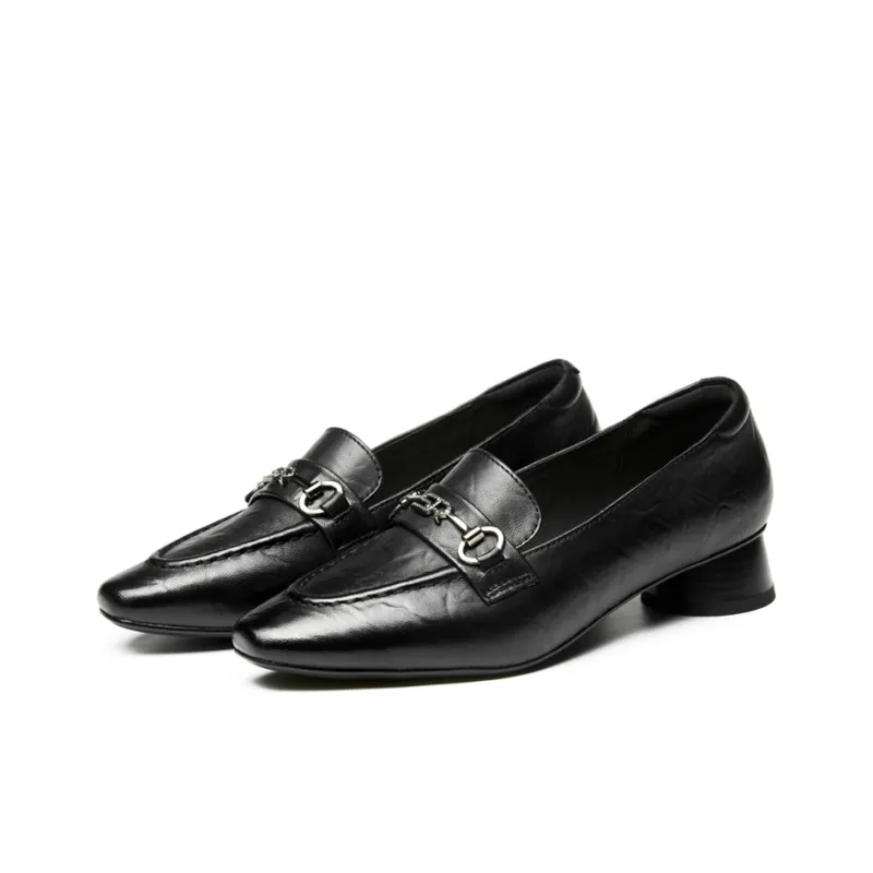AOKANG Chunky Heel Casual Shoes Women's-4