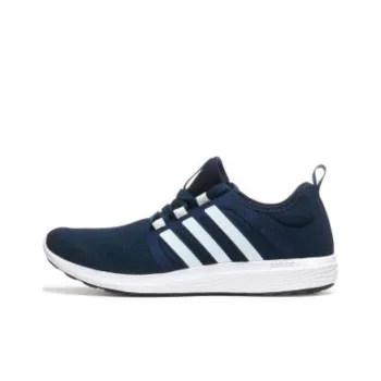 Adidas Bounce Anti Slip Wear Resistant Low Top Casual Running Shoes Unisex Navy