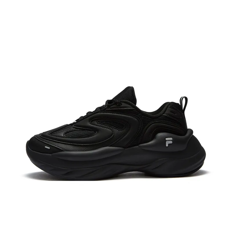 FILA FUSION BUZZARD Meteor Shoes Durable Coverage Moisture Wicking Low Top Casual Shoes Women's Black-0