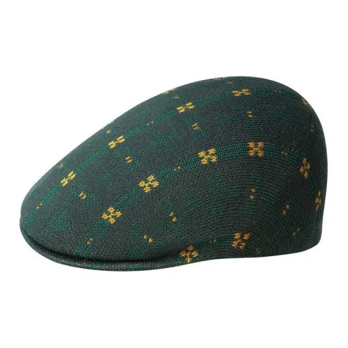KANGOL Modified Acrylic Acrylic Recycled Polyester Wool Nylon Berets Unisex Green