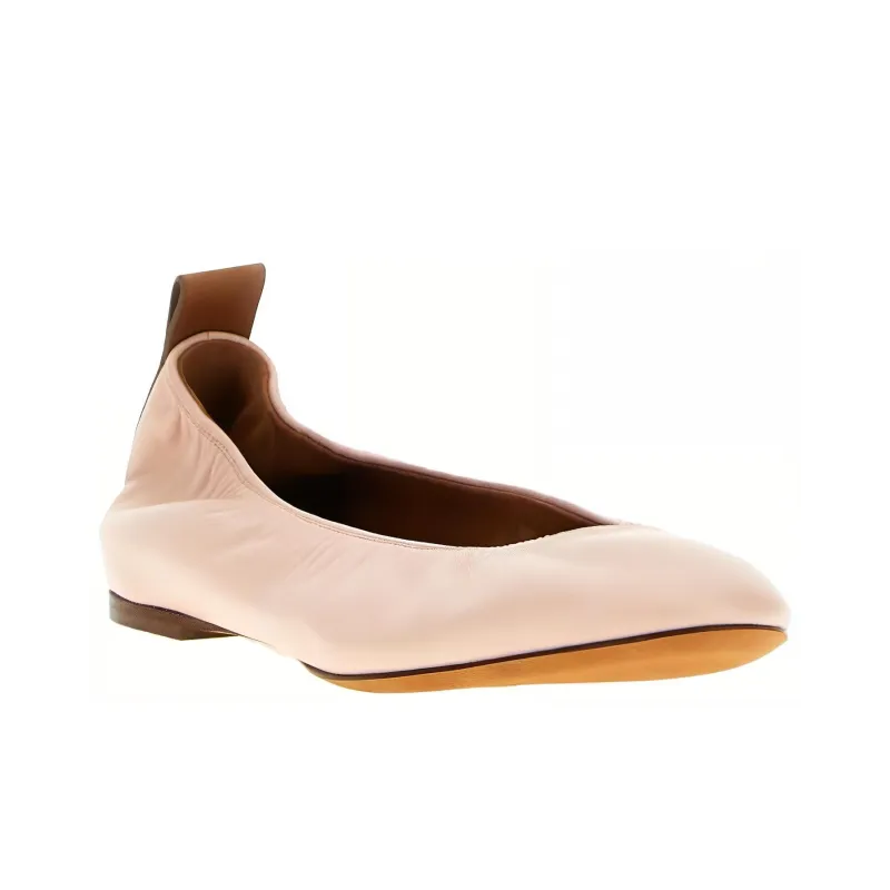 Lanvin Slip-on Leather Ballerina Shoes-2