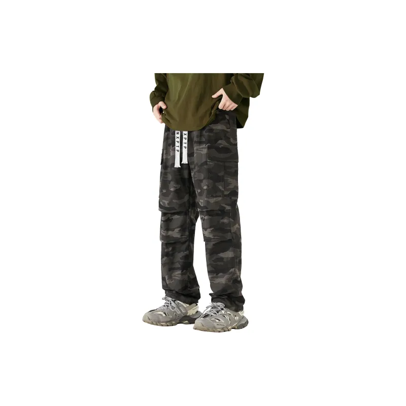 NXPTP Casual Pants For Spring And Fall Unisex-2