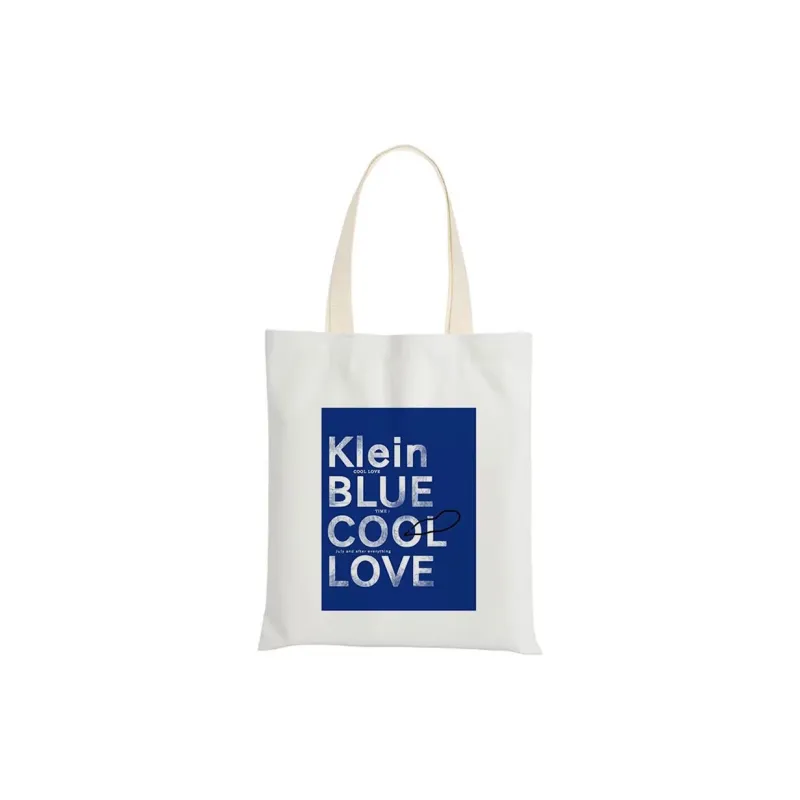 AOSONG Canvas Bag, Tote Handbag Small Medium Large Size Unisex Klein Blue-42
