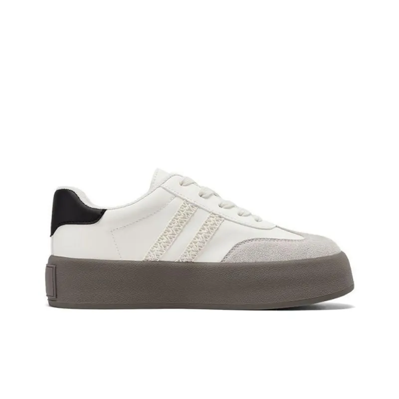 DAPHNE Anti-Slip And Wear-Resistant Lightweight Height Increasing Low-Top Skateboard Shoes Women's-1