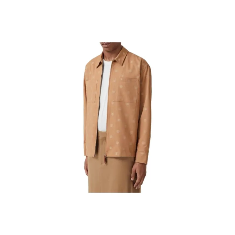 Burberry FW22 Shirt Men's Camel-3