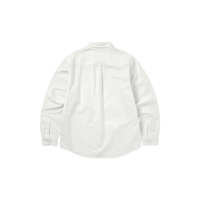 Thisisneverthat FW24 FW24 Overdyed T Logo Oxford Shirt Shirt Unisex White-1