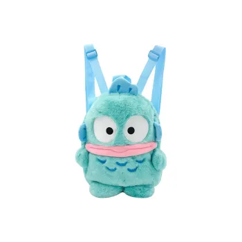 Sanrio Hangyodon Plush Backpack Unisex Green