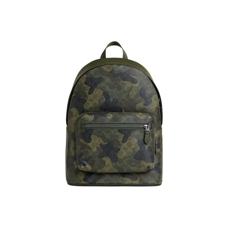 COACH West Artificial Leather Backpack Tubas Men's Deep Trefoil-0