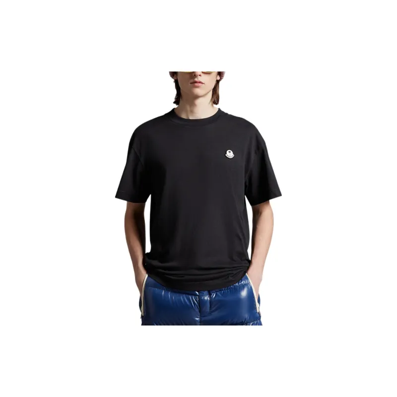 Palm Angels X MONCLER GENIUS Palm Angles Collaboration Collection T-Shirts Unisex Black-1