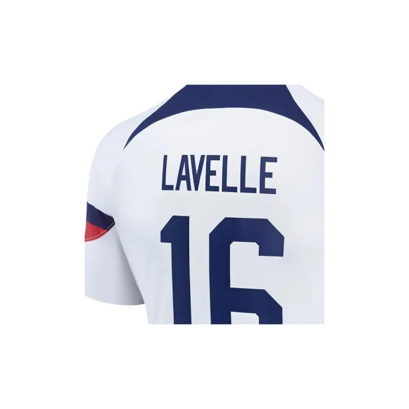 Nike USWNT 2022/23 Stadium Home Rose Lavelle Soccer Jerseys Women's White-4