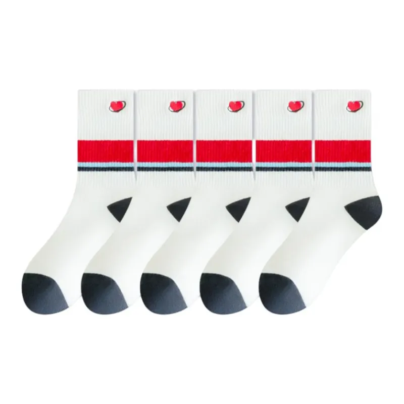 ROBINHOOD Mid Calf Socks Women's 5 Pack-11