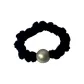 Champagne Round Bead Hair Tie
