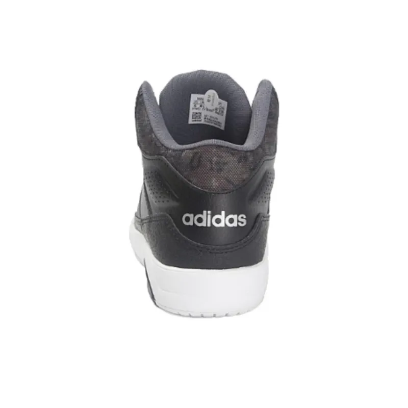 Adidas Neo PLAY9TIS Anti Slip Wear Resistant High Top Skateboard Shoes Women's Black-4