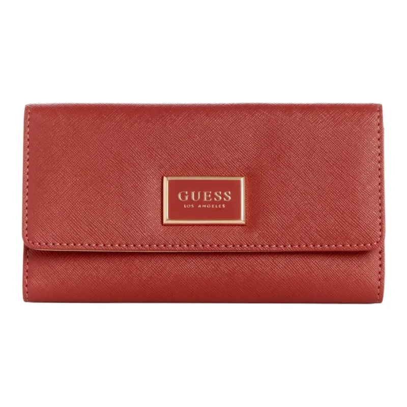 GUESS Artificial Leather Wallet Women's Red-0