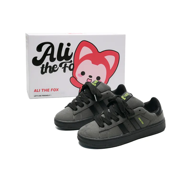 ALI THE FOX Slip Resistant Cushioning Abrasion Resistant Lightweight Low Top Skateboard Shoes Unisex Box Included-0