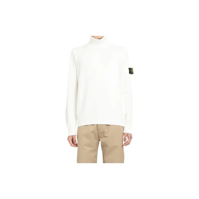 STONE ISLAND Compass motif Roll neck Jumper-4