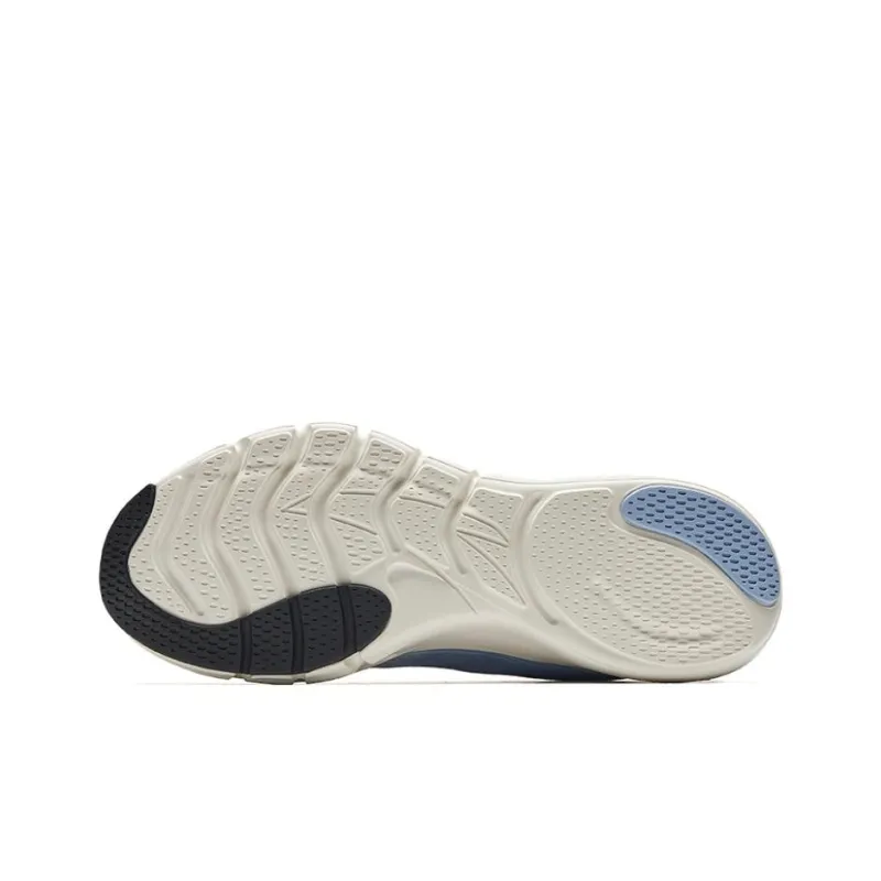 CHAOJIANTA Anti Slip Wear Resistant Low Top Casual Running Shoes Men's White Blue Black-4