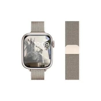 FZRT Watch Bands Milanese Mini Waist Magnetic Steel Band Stainless Steel Metal Wristband Unisex