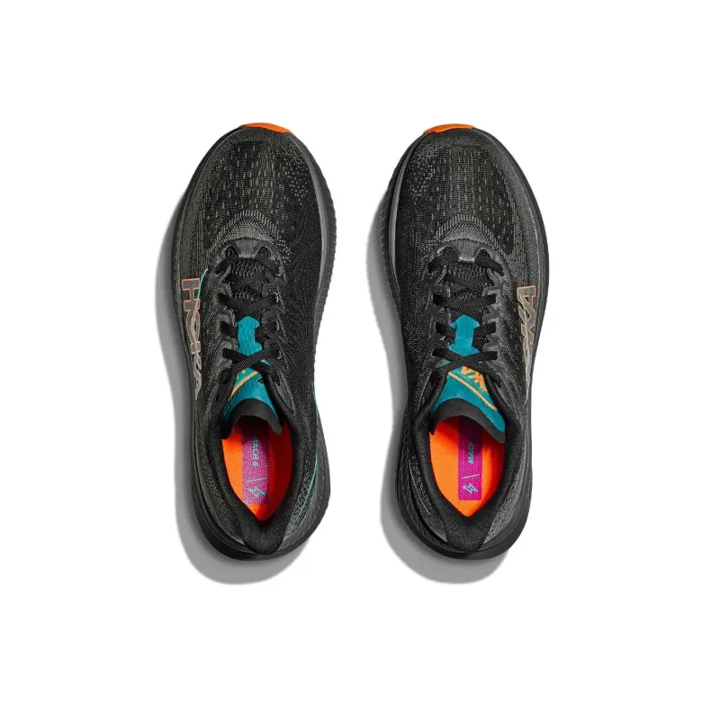 HOKA ONE ONE MACH 6 Anti Slip Wear Resistant Low Top Running Shoes Men's Black-5