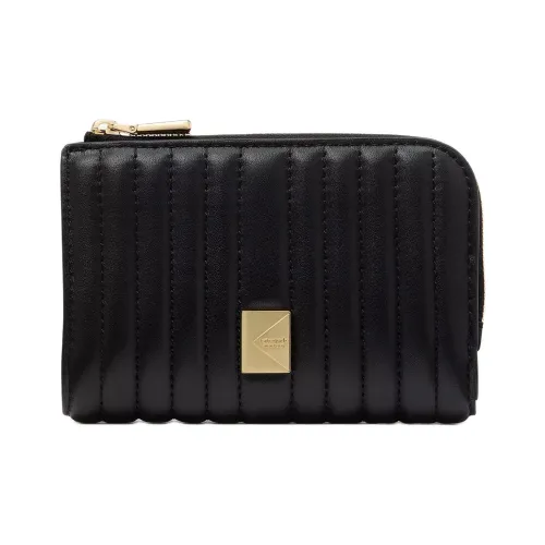 Kate Spade Cow Leather Wallet Women's Black