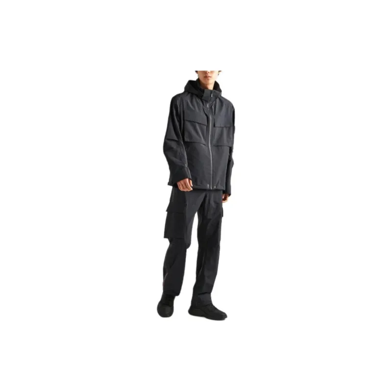 PRADA Cargo Pants Men Black-1