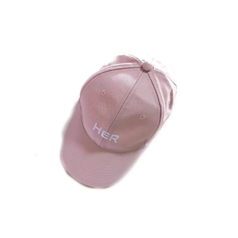 Burberry Cotton Baseball Caps Unisex Pink-1