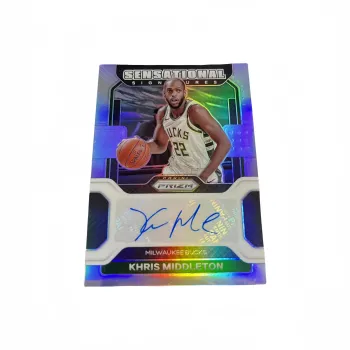 PANINI Middleton Bucks 21 22 PRZIM Signed Silver Fold Star Card Product Pass Sports Cards 1 Pc