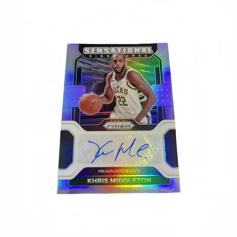 PANINI Middleton Bucks 21 22 PRZIM Signed Silver Fold Star Card Product Pass Sports Cards 1 Pc-0