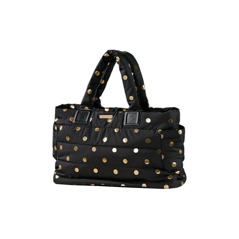 YeeHoO Polyester Maternity Bag Mommy Bag One Shoulder Handbag Regular Women's Black/White-0