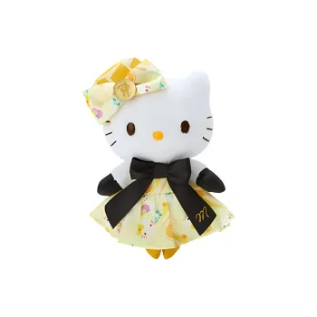 Hello Kitty 21st Anniversary Limited Edition Birthday Hello Kitty Yellow Dolls Plush Doll 14cm Height