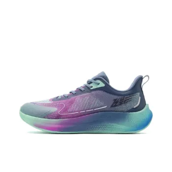 QIAODAN Flying Shadow 3.0 Anti-Slip Wear-Resistant Low-Top Marathon Running Shoes Men's Blue Purple