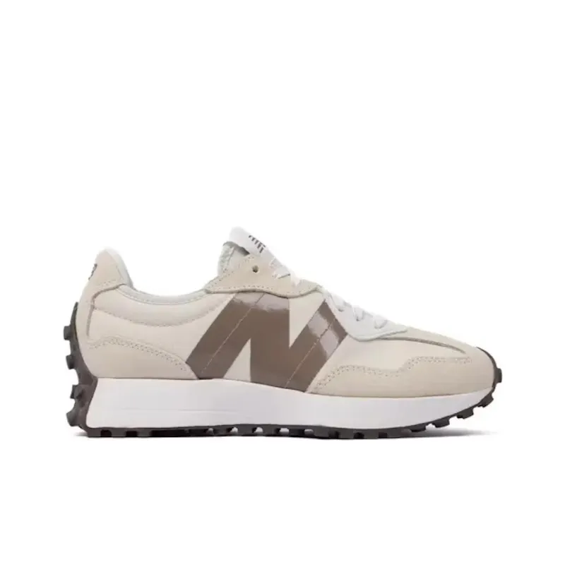 New Balance 327 White Beige Light Brown Women's-1